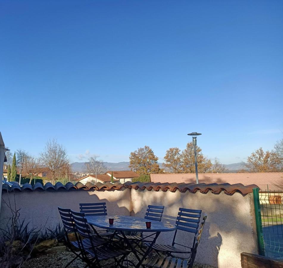 Studio De Jardin "Le Temps D Une Pause" Jusqu'A 4 Personnes En Face Du Beaujolais - Climatisation Et Borne Recharge Vehicule Electrique Montmerle-sur-Saone Экстерьер фото